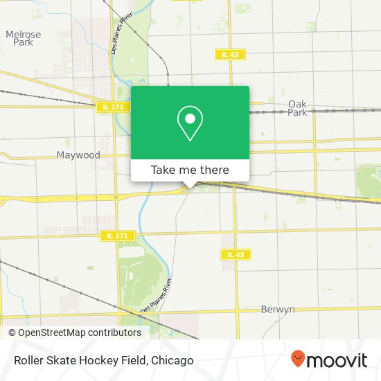 Roller Skate Hockey Field map