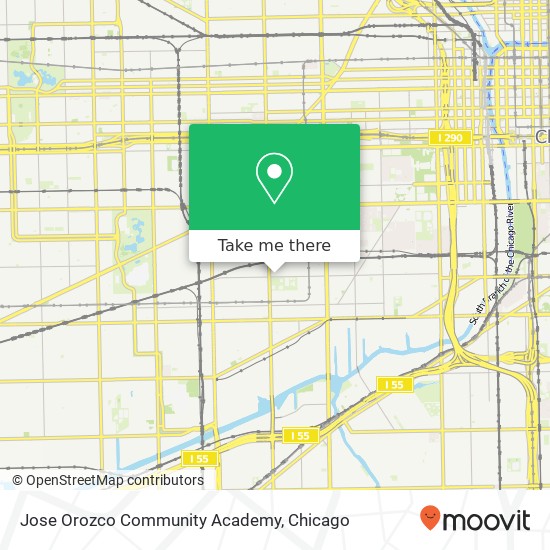 Jose Orozco Community Academy map