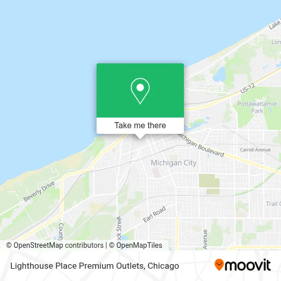 Lighthouse Place Premium Outlets map