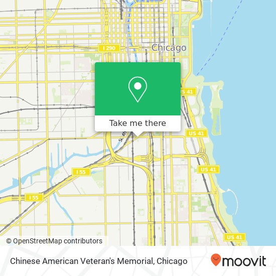 Chinese American Veteran's Memorial map