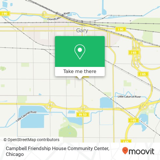Campbell Friendship House Community Center map