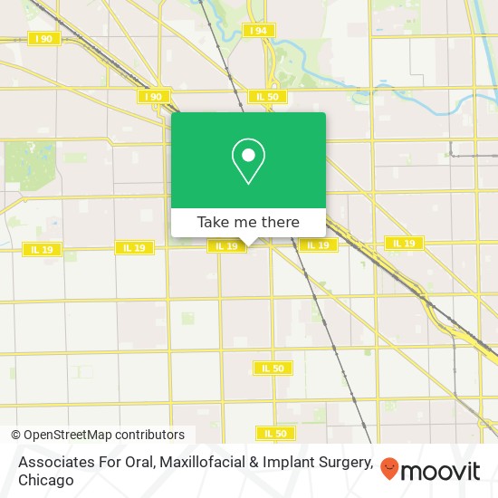 Mapa de Associates For Oral, Maxillofacial & Implant Surgery