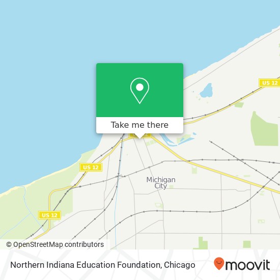 Northern Indiana Education Foundation map