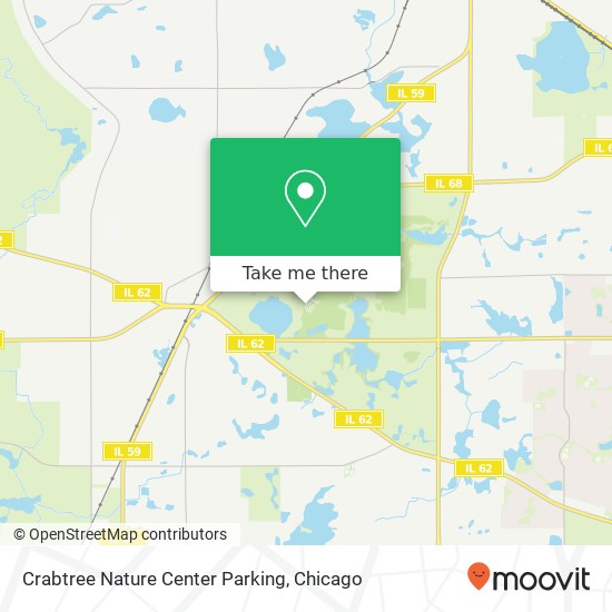 Crabtree Nature Center Parking map