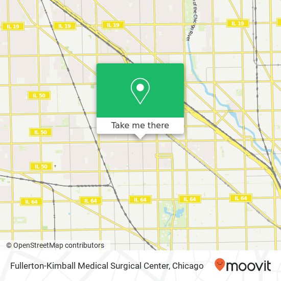 Fullerton-Kimball Medical Surgical Center map