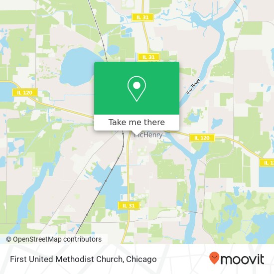 First United Methodist Church map