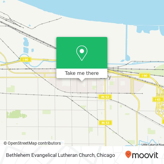Mapa de Bethlehem Evangelical Lutheran Church