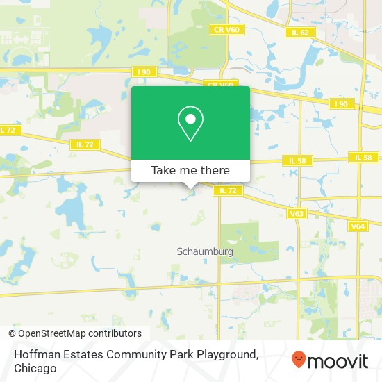 Mapa de Hoffman Estates Community Park Playground
