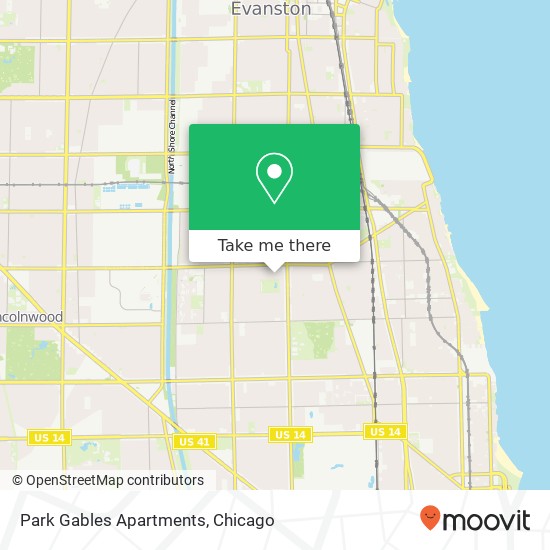 Park Gables Apartments map