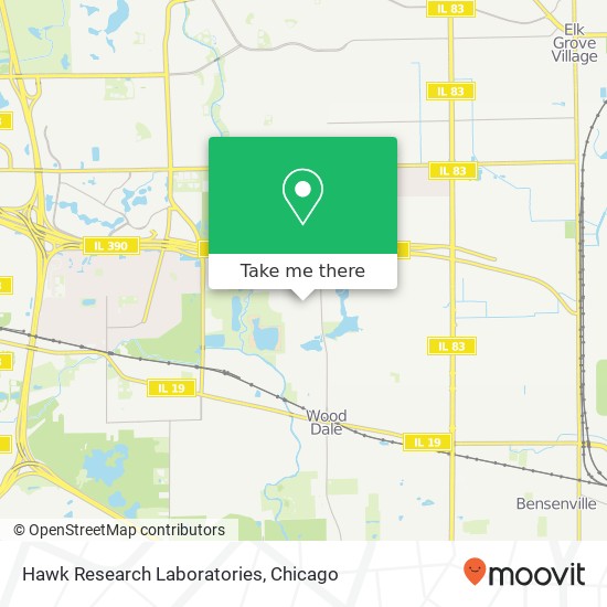 Mapa de Hawk Research Laboratories