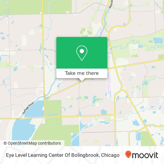 Mapa de Eye Level Learning Center Of Bolingbrook