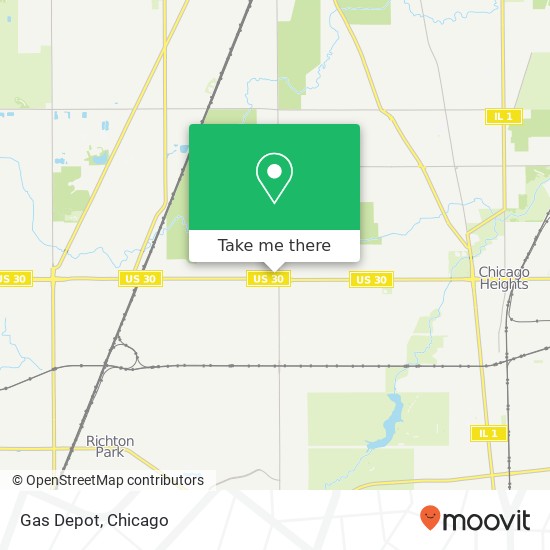 Gas Depot map