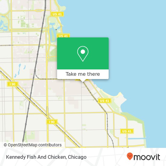 Kennedy Fish And Chicken map