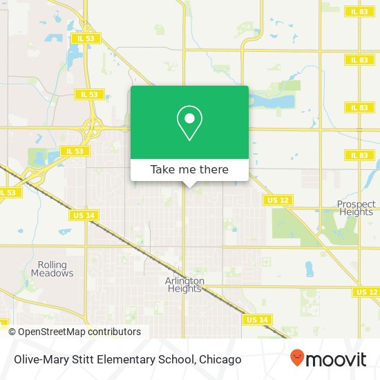 Olive-Mary Stitt Elementary School map