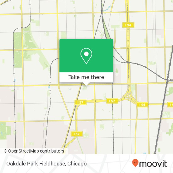 Mapa de Oakdale Park Fieldhouse