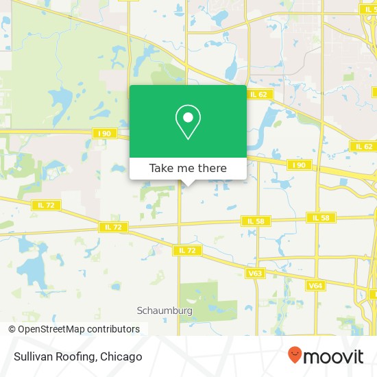 Sullivan Roofing map