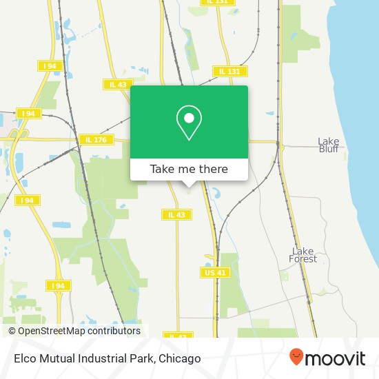 Mapa de Elco Mutual Industrial Park