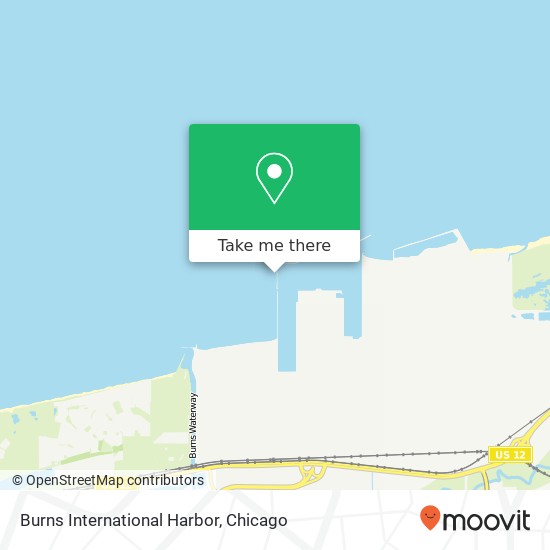 Burns International Harbor map