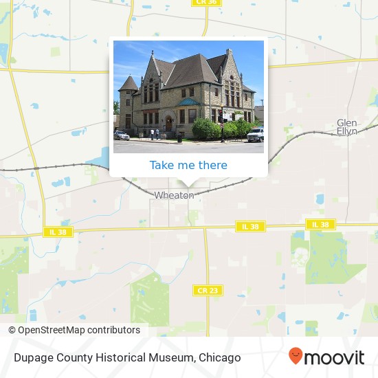 Dupage County Historical Museum map