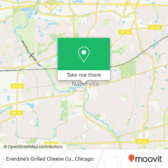 Mapa de Everdine's Grilled Cheese Co.
