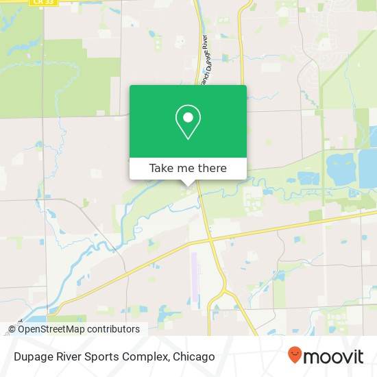 Mapa de Dupage River Sports Complex