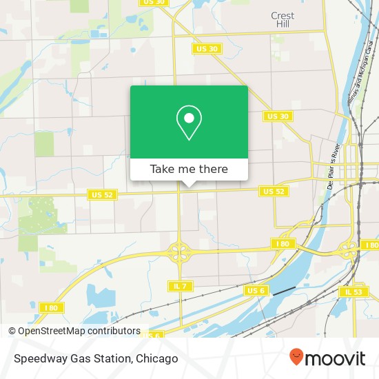 Mapa de Speedway Gas Station