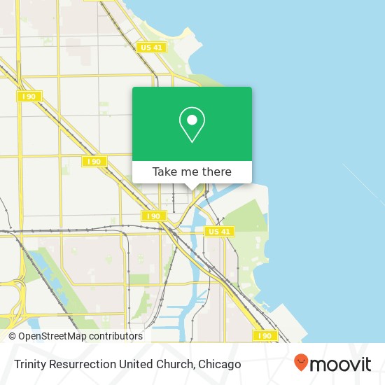 Trinity Resurrection United Church map