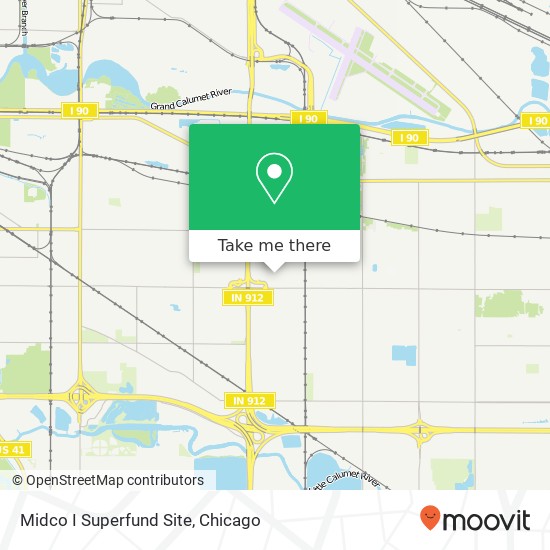 Midco I Superfund Site map