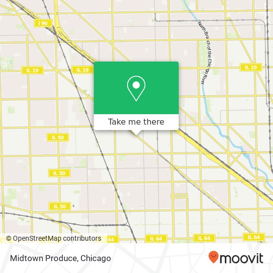 Midtown Produce map