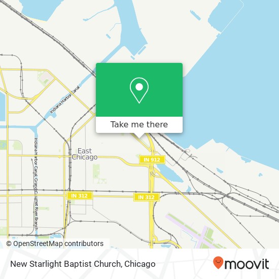 New Starlight Baptist Church map