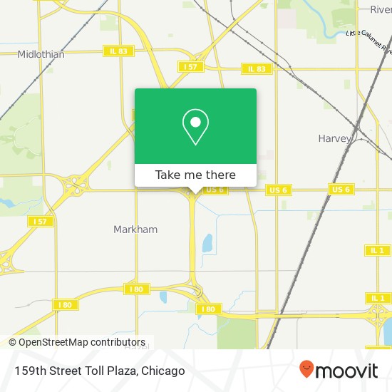 159th Street Toll Plaza map