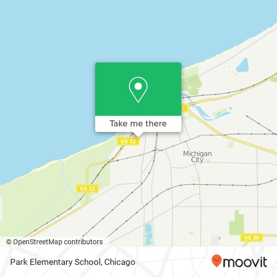 Park Elementary School map