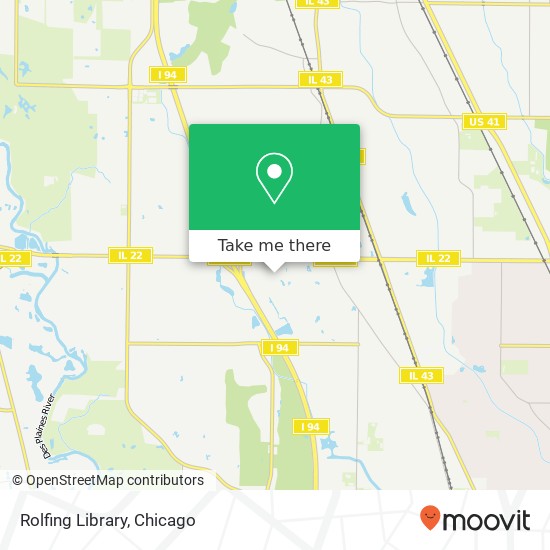 Rolfing Library map