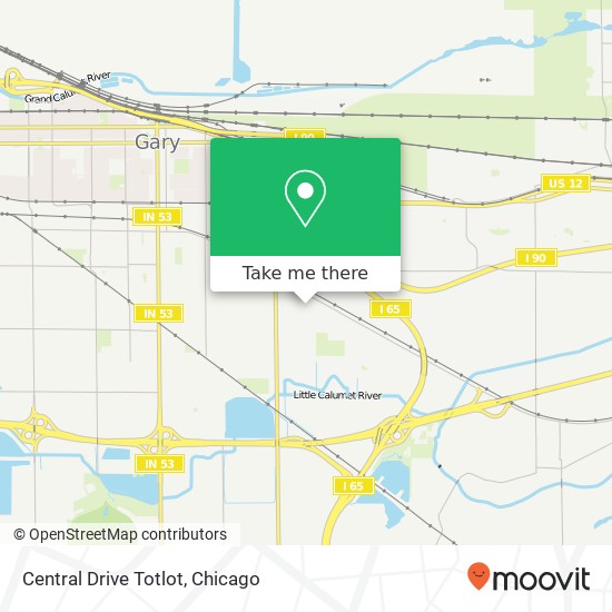 Central Drive Totlot map