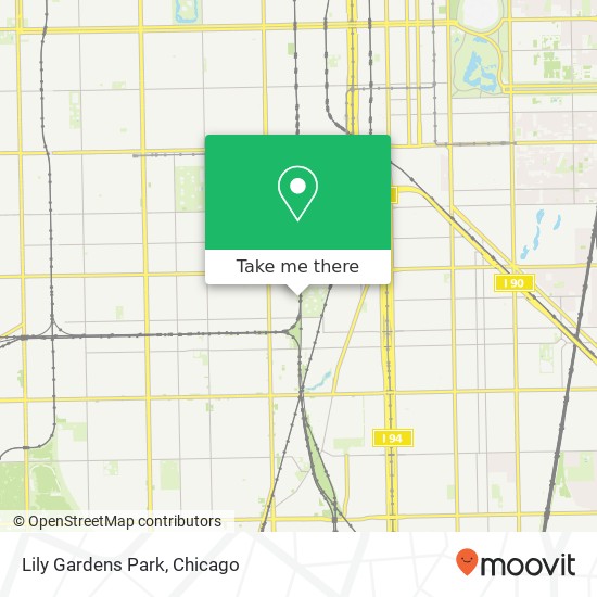 Lily Gardens Park map