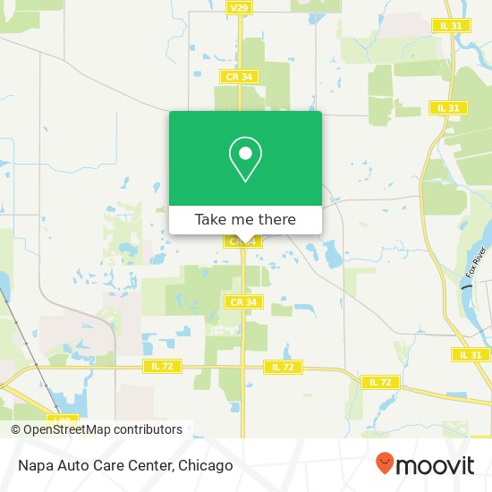 Mapa de Napa Auto Care Center