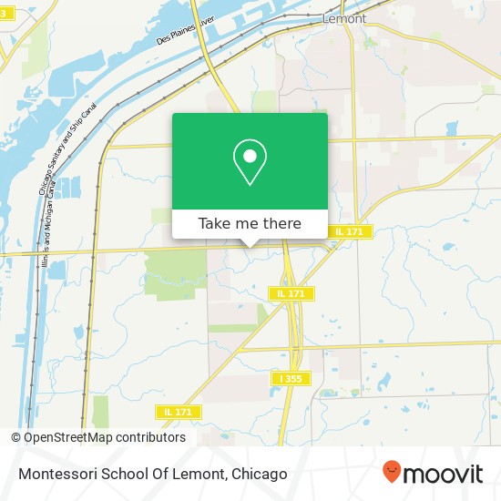 Mapa de Montessori School Of Lemont