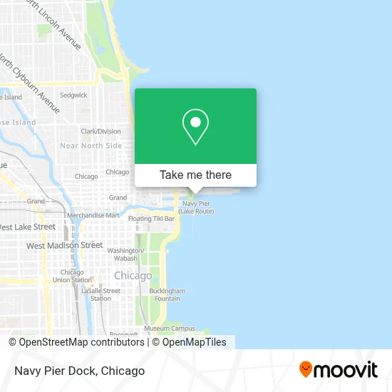 Navy Pier Dock map
