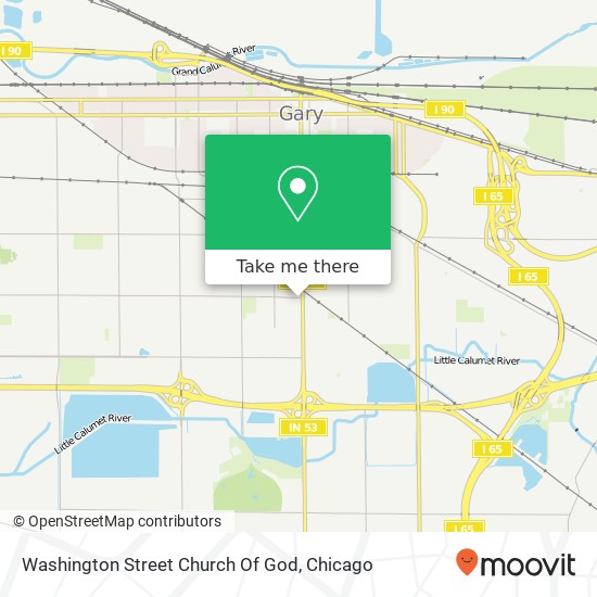 Washington Street Church Of God map