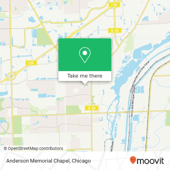 Mapa de Anderson Memorial Chapel