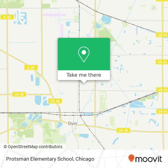 Protsman Elementary School map
