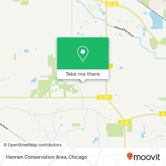 Mapa de Hennen Conservation Area
