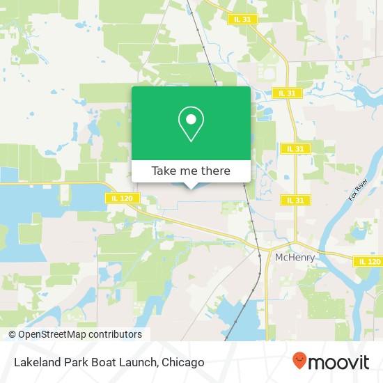 Lakeland Park Boat Launch map