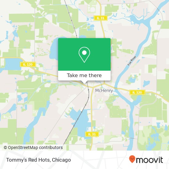 Mapa de Tommy's Red Hots