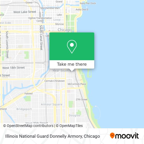 Illinois National Guard Donnelly Armory map