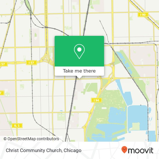 Mapa de Christ Community Church