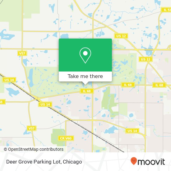 Deer Grove Parking Lot map