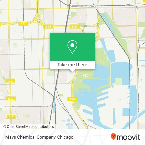 Mays Chemical Company map