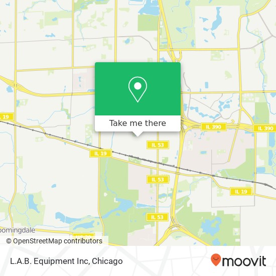 L.A.B. Equipment Inc map