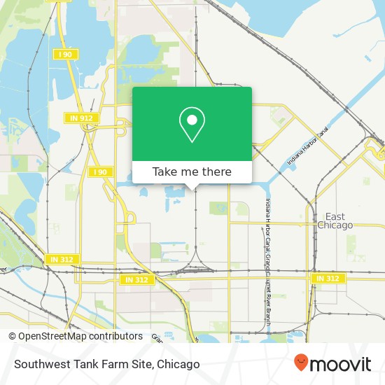 Southwest Tank Farm Site map